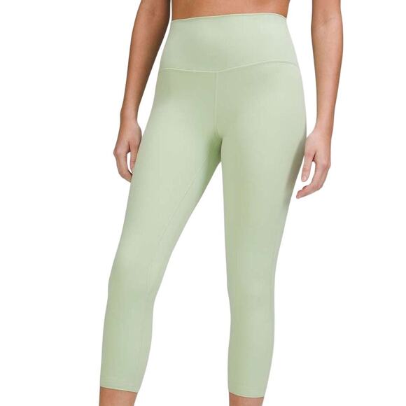 Lululemon Align High-Rise Crop 23" Creamy Mint Women's Size 12 New With Tags - Picture 1 of 11